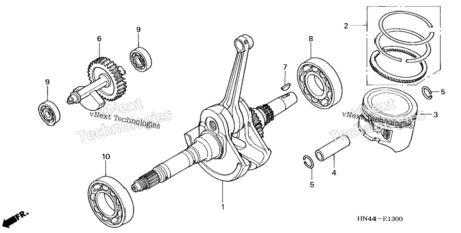 Crankshaft + Piston