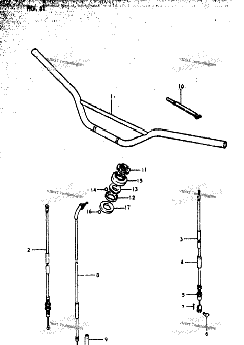 Handlebar - Control Cable