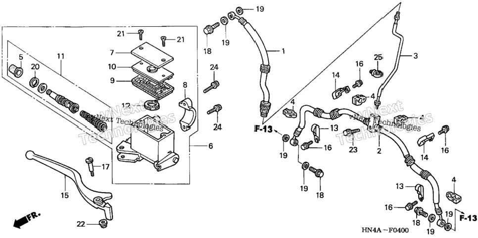 Front Brake Master Cylinder