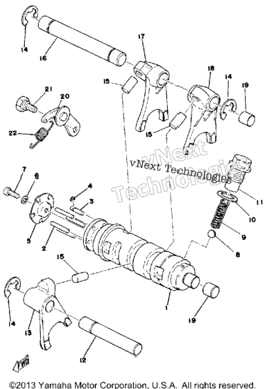 Shift Cam-Fork