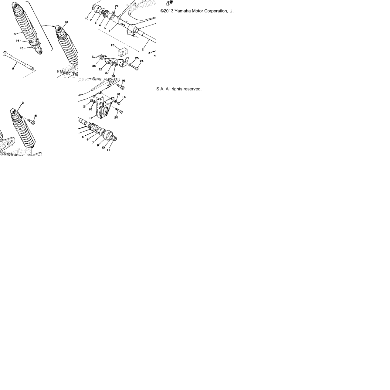 Swing Arm-Rear Shocks