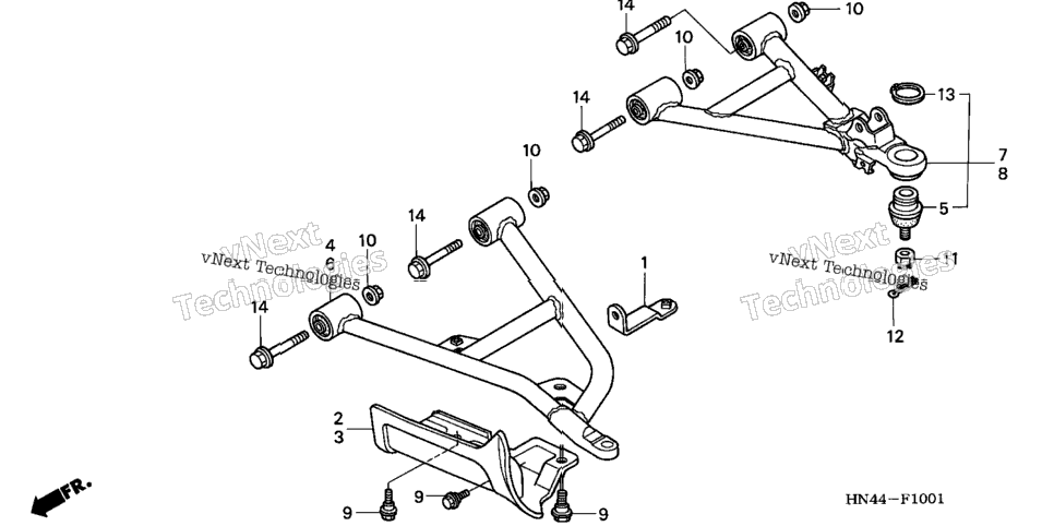 Front Arm (Trx350fm/Fe)