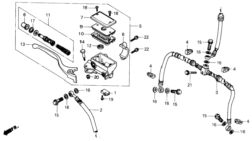 FRONT BRAKE MASTER CYLINDER