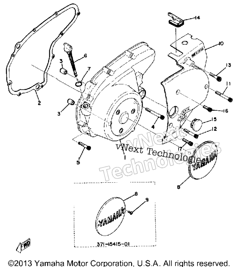 Crankcase Cover Left