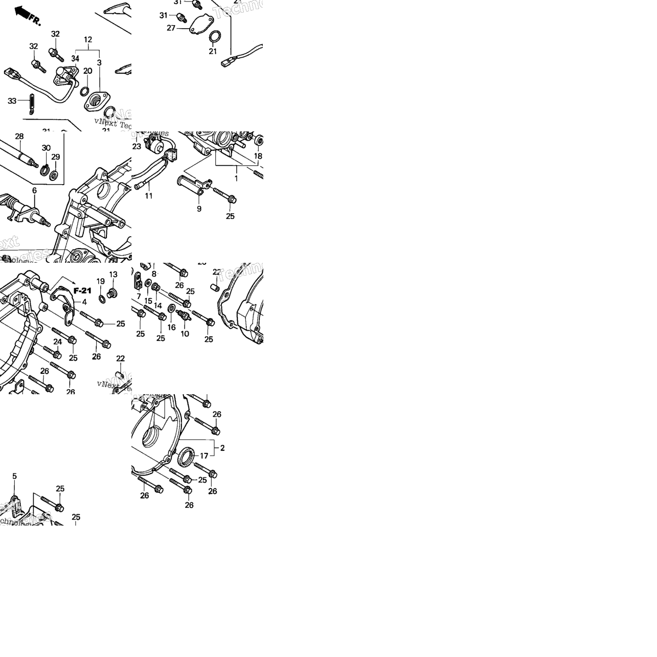 Rear Crankcase Cover
