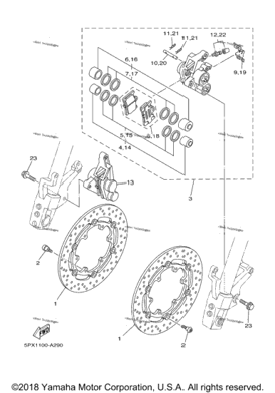 Front Brake Caliper