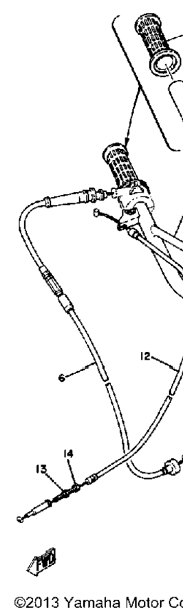 Steering Handle - Cable Dt80h - J - K