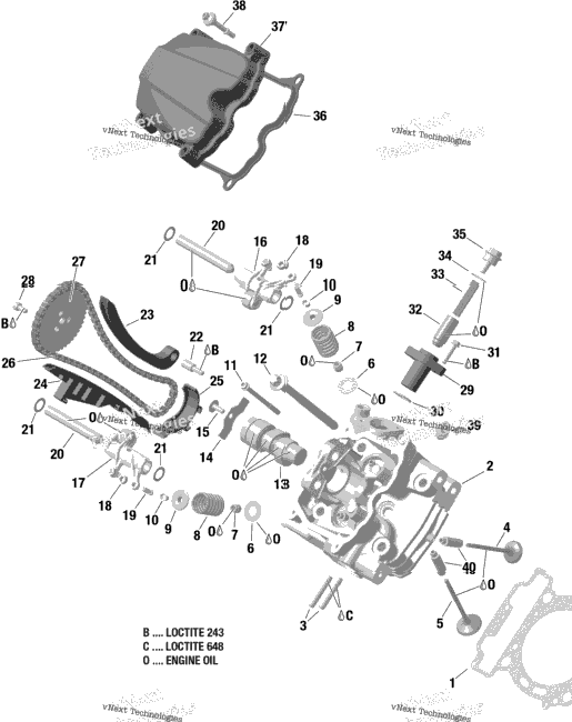 Cylinder Head, Front