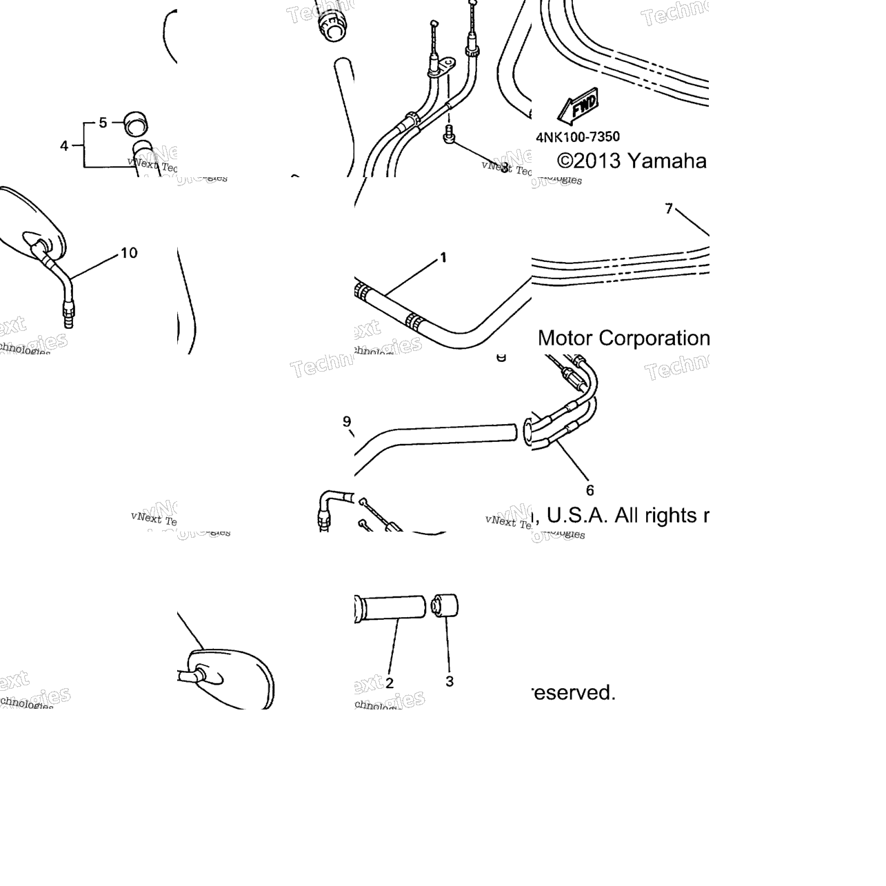 Steering Handle Cable