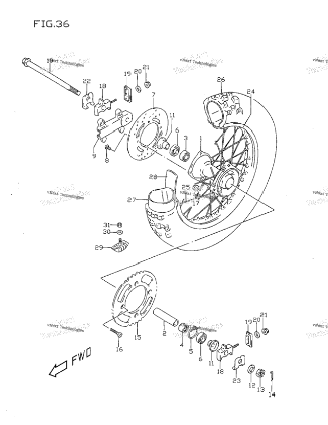 Rear Wheel