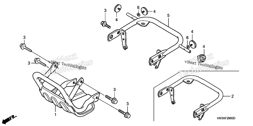 Carry Pipe (Trx300ex'01-'06)