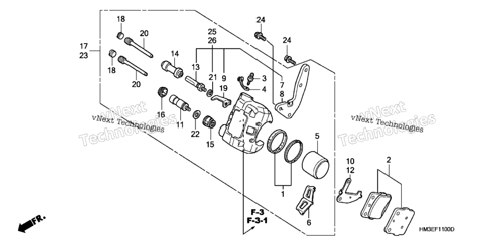 Front Brake Caliper