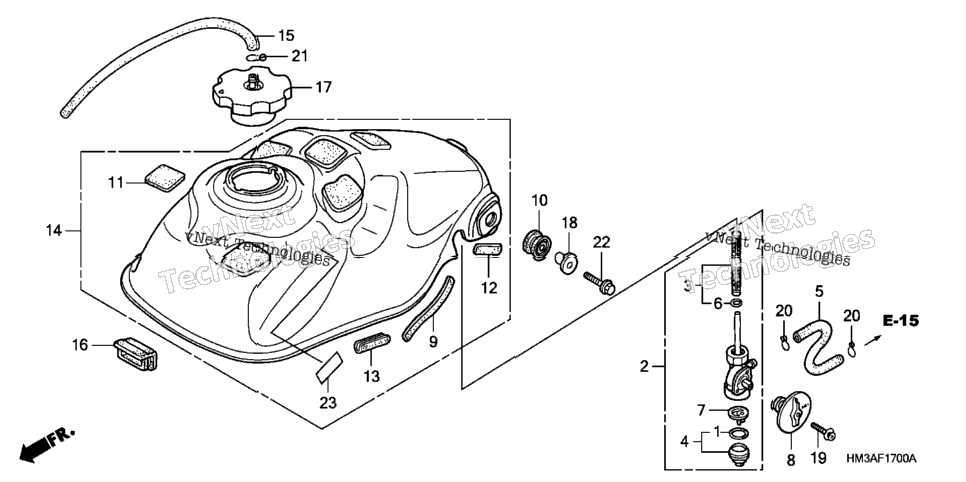 Fuel Tank (Trx300ex'01-'06)