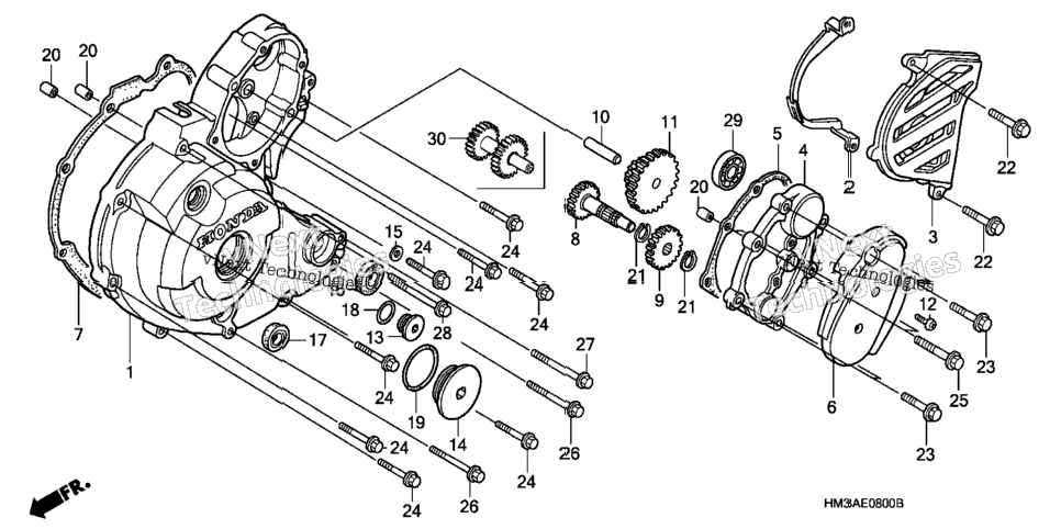 Left Crankcase Cover