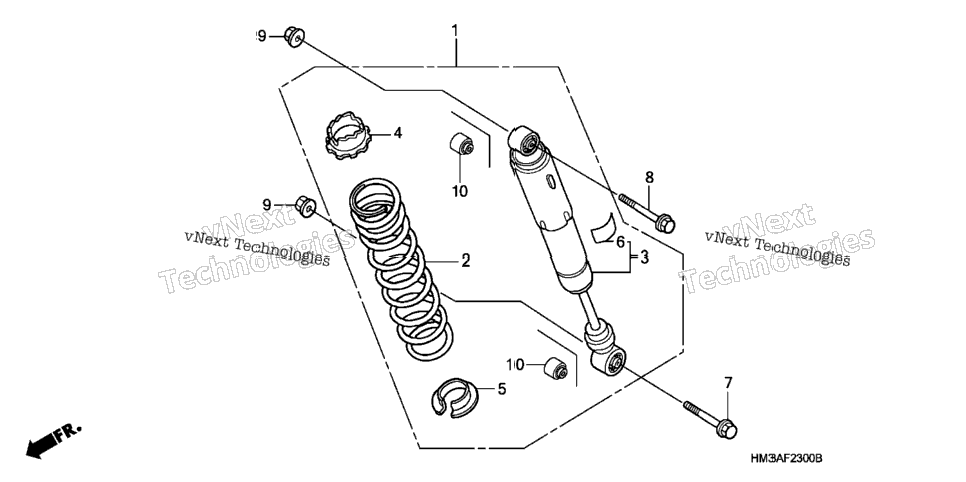 Rear Shock Absorber