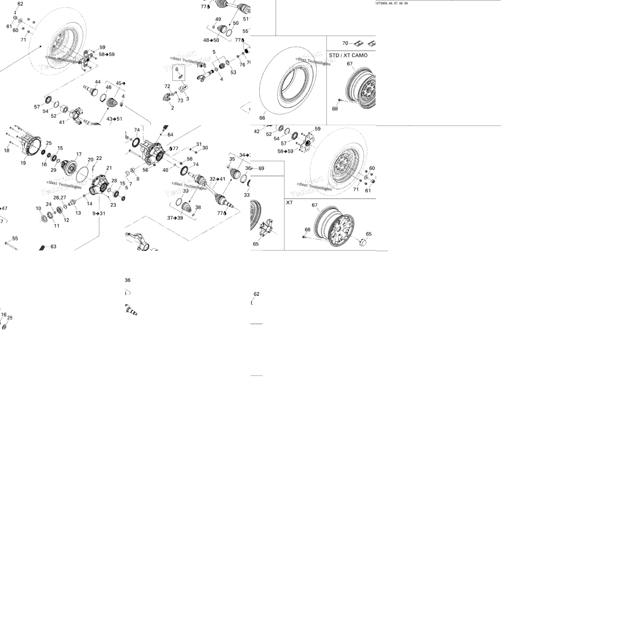 Drive System, Front Std