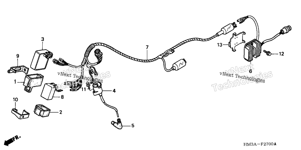 Wire Harness (Trx300ex'01-'06)