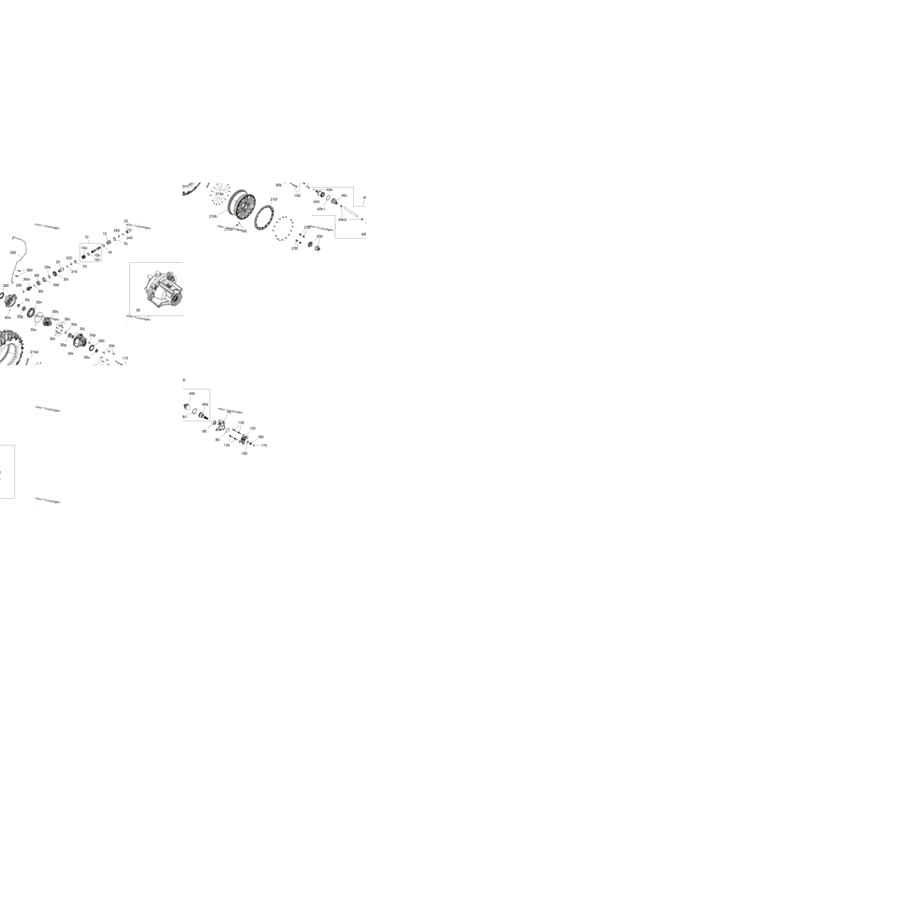 Drive System, Front - All Models