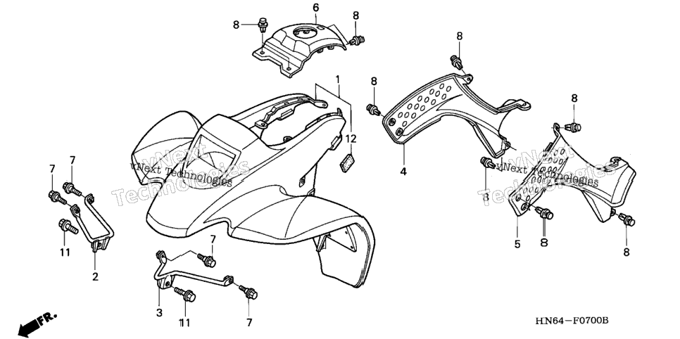 Front Fender ('01-'05)