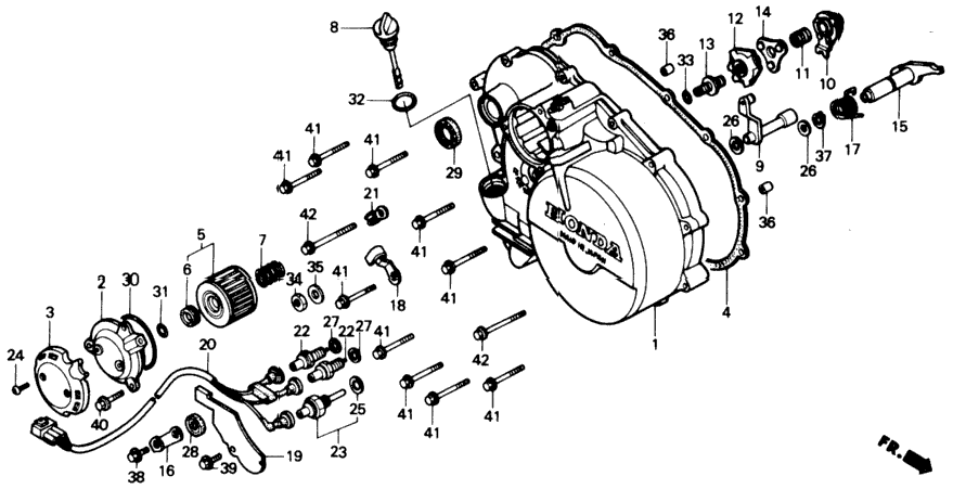 RIGHT CRANKCASE COVER