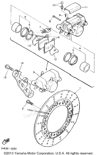 Rear Brake Caliper