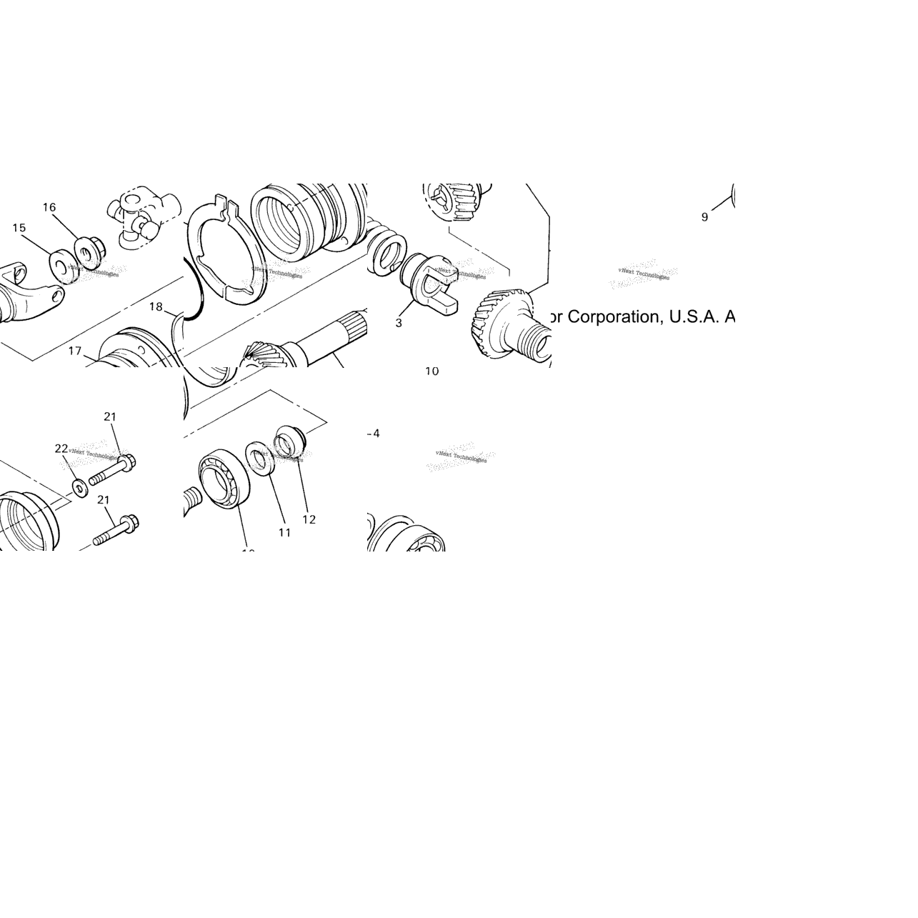 Middle Drive Gear