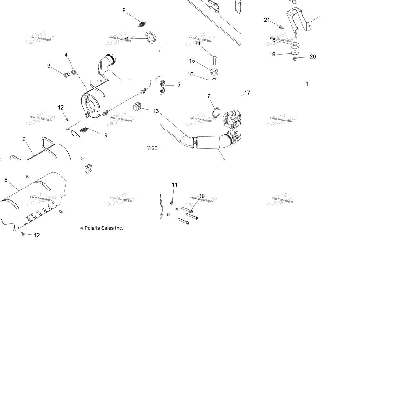Engine, Exhaust System