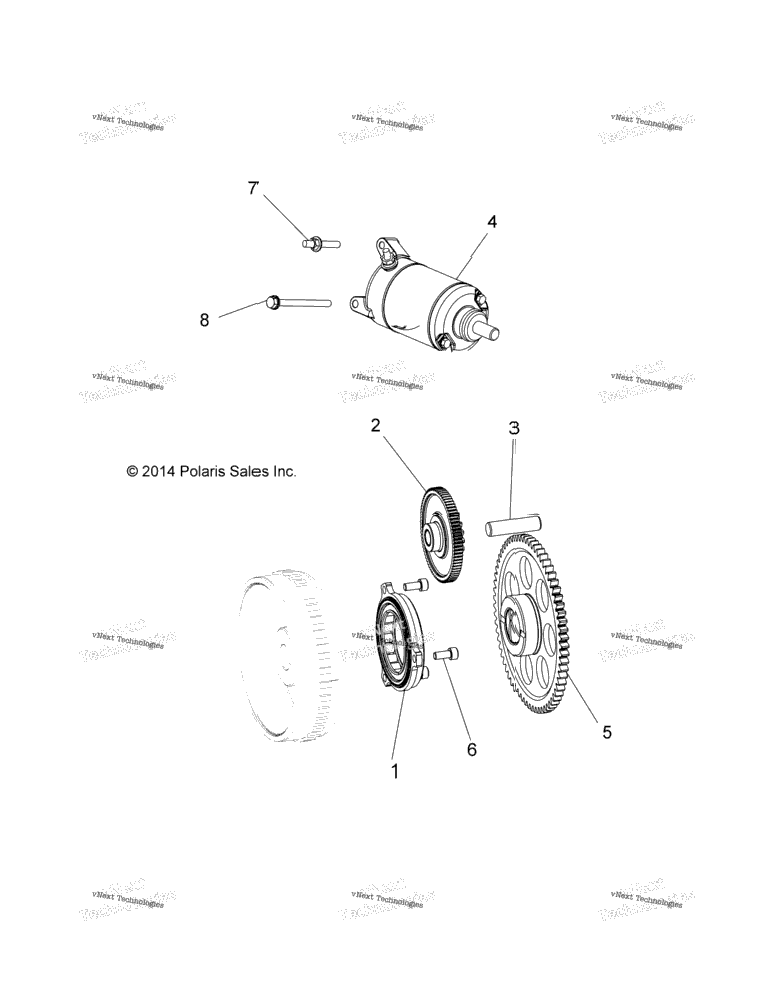 Engine, Starter Drive