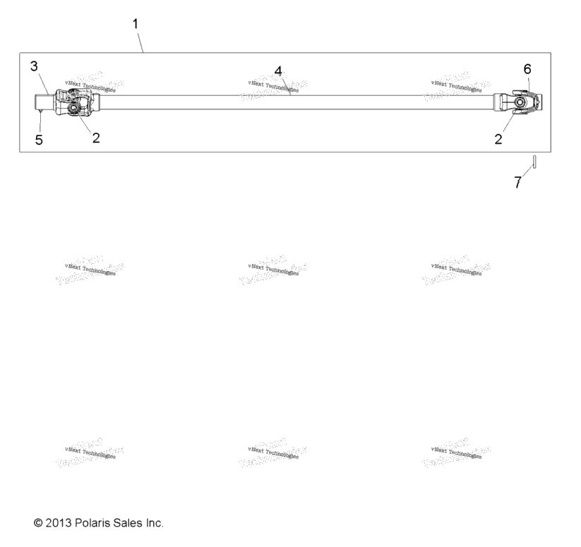 Drive Train, Front Prop Shaft