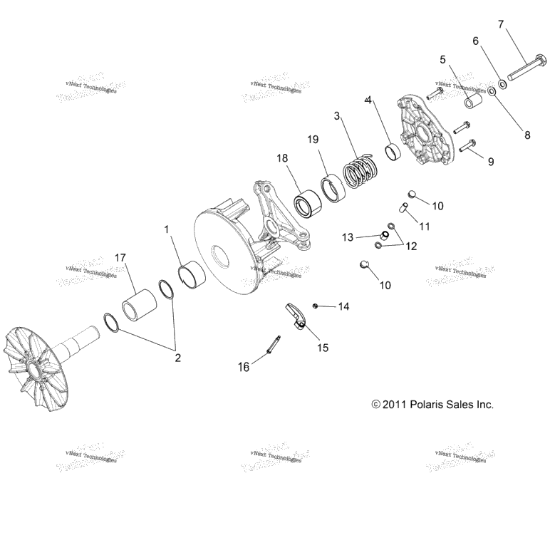 Drive Train, Primary Clutch
