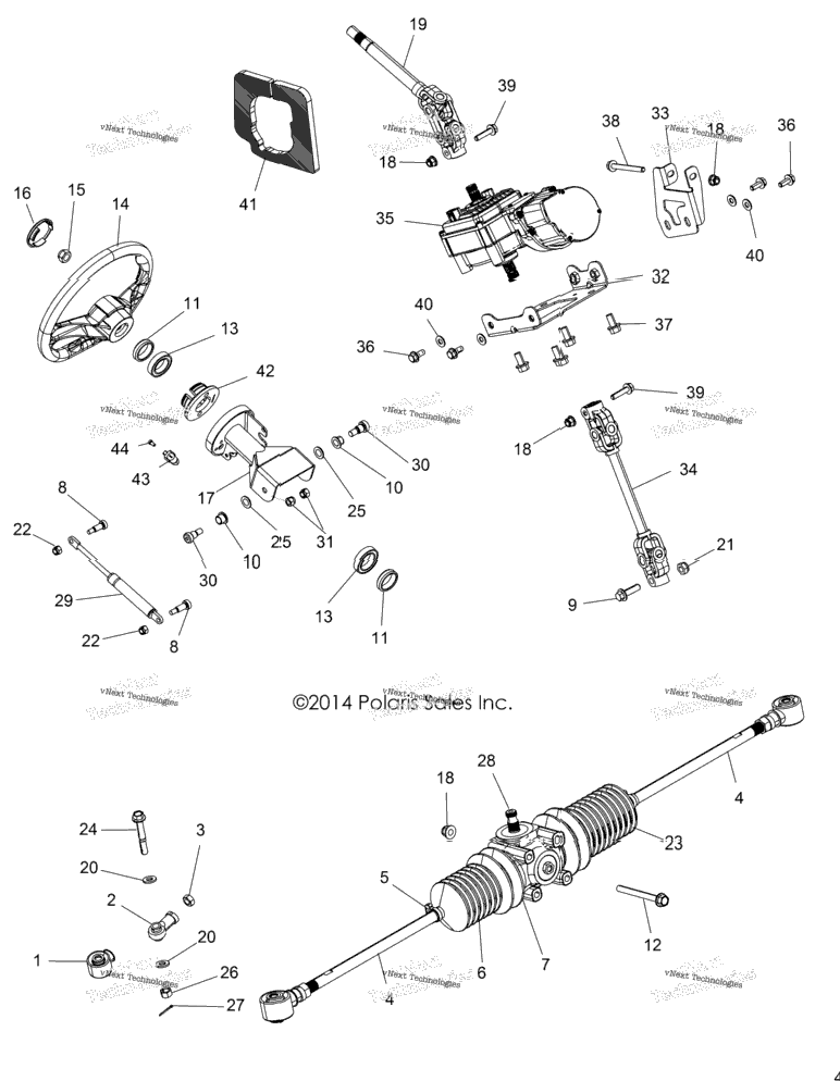 Steering, Eps Steering Asm. A16dae57fm