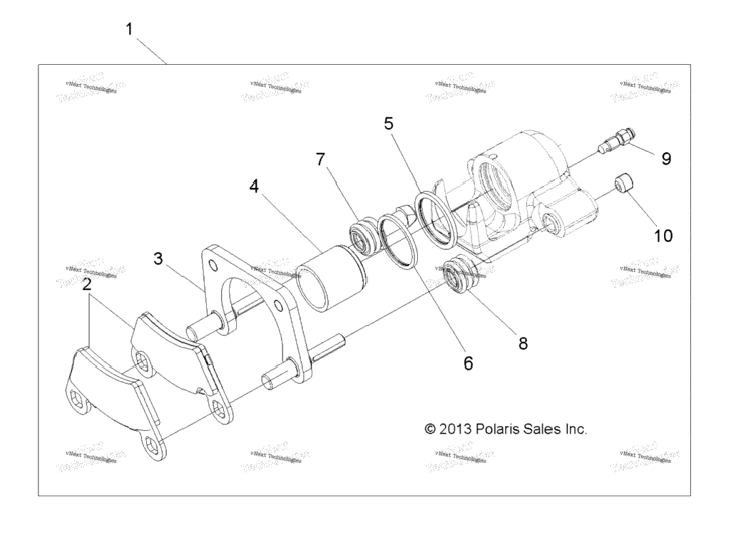 Brakes, Caliper, Rear