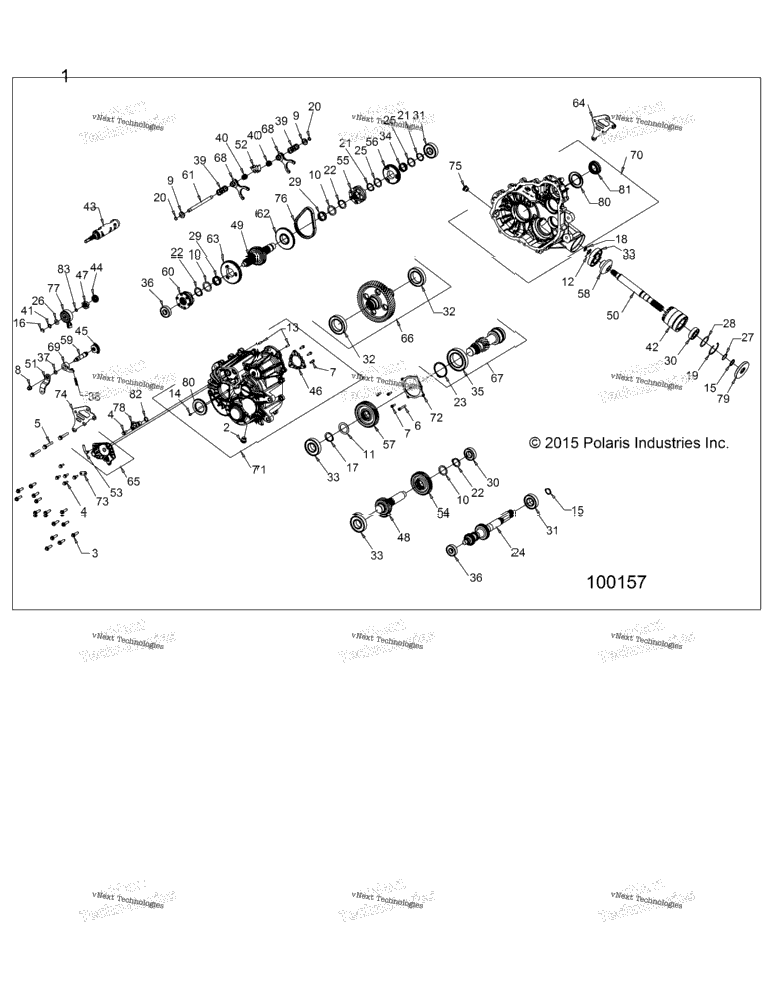 Drive Train, Main Gearcase (100157)