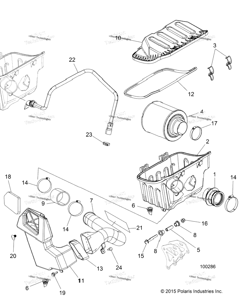 Engine, Air Intake System