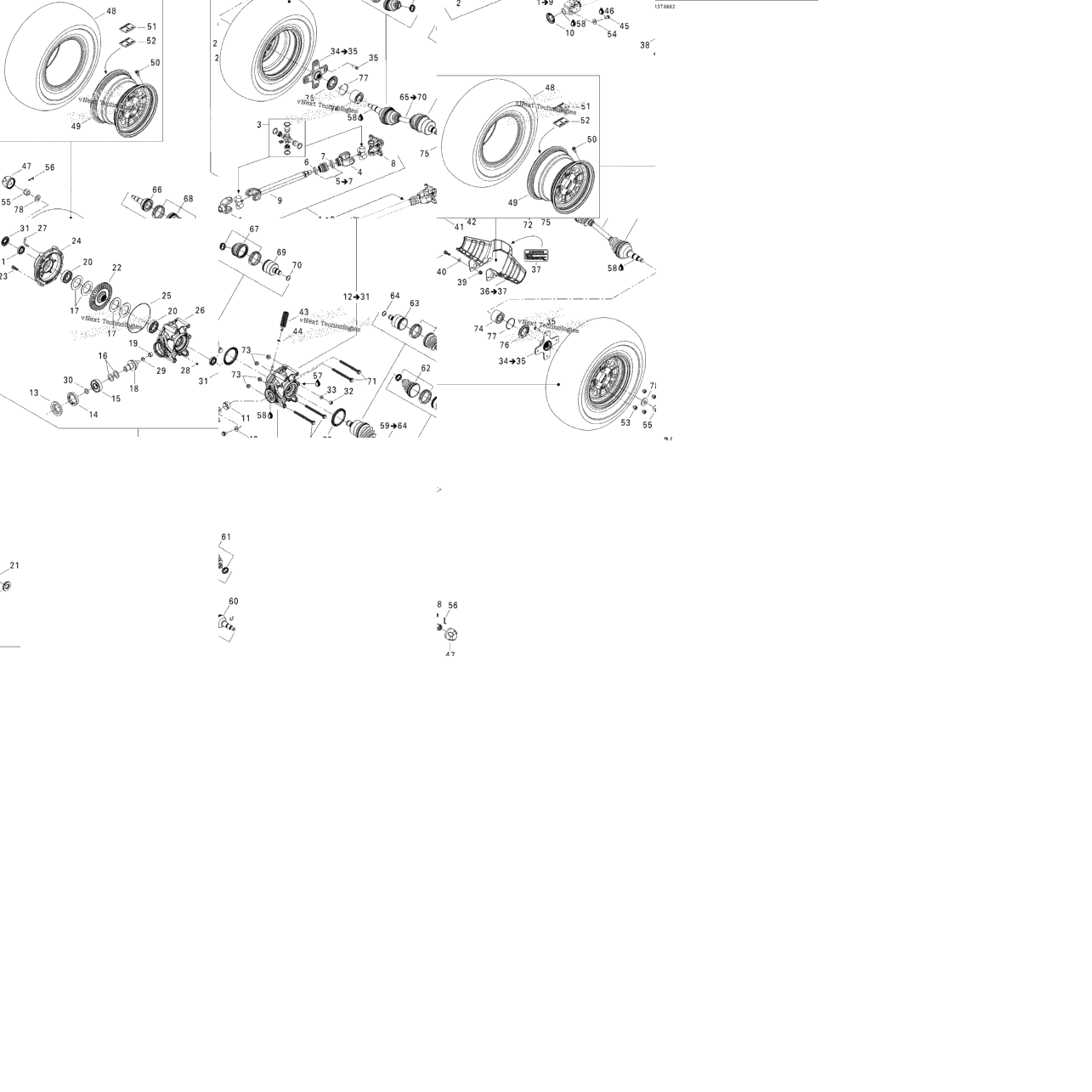 Drive System, Rear Std