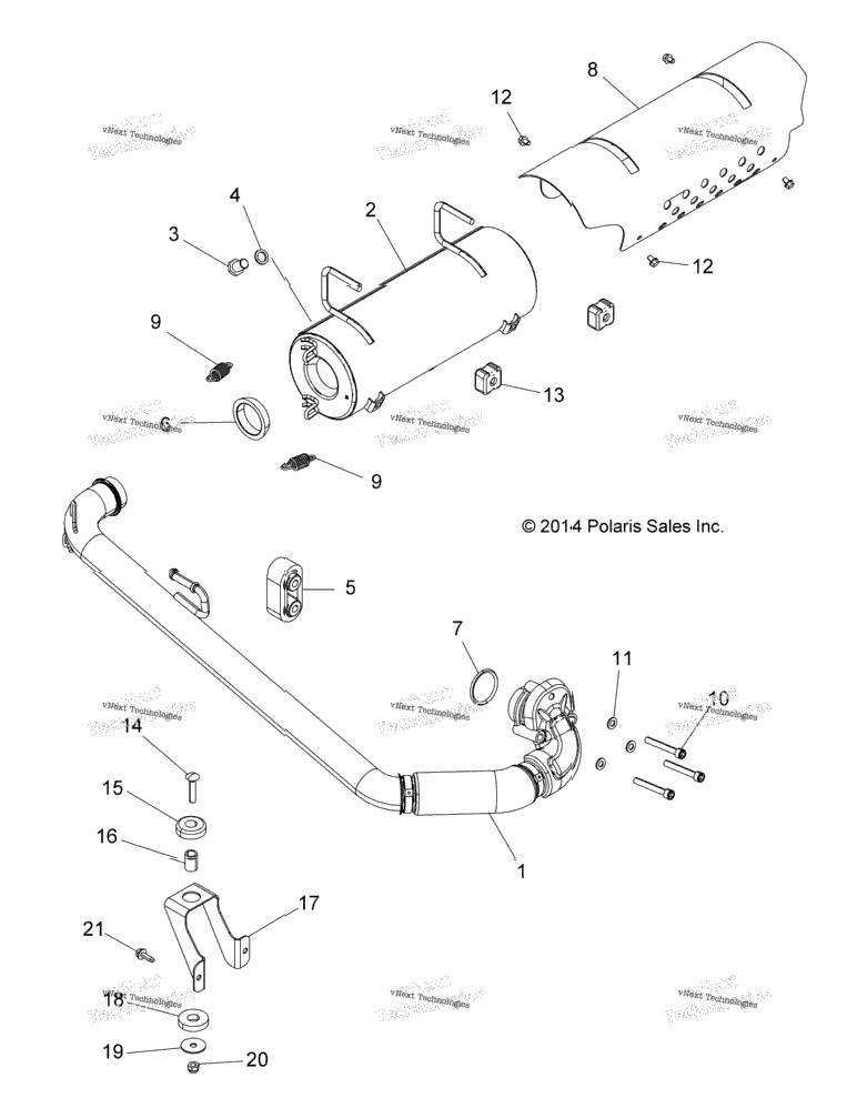 Engine, Exhaust System