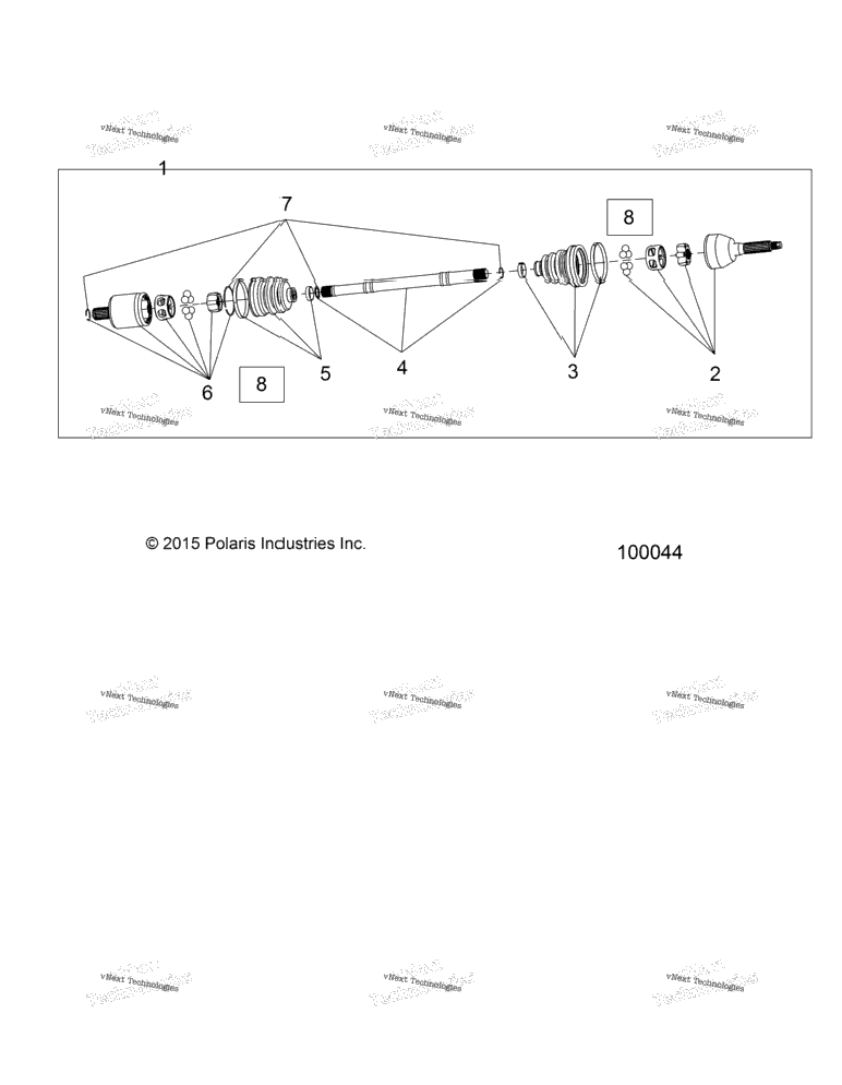 Drive Train, Front Half Shaft
