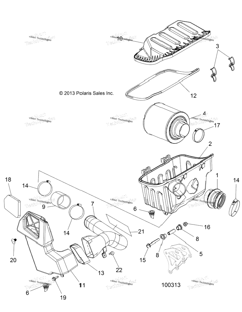 Engine, Air Intake System