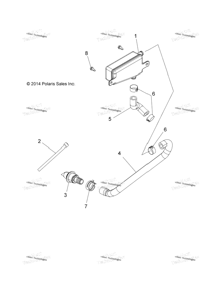 Engine, Breather Hose