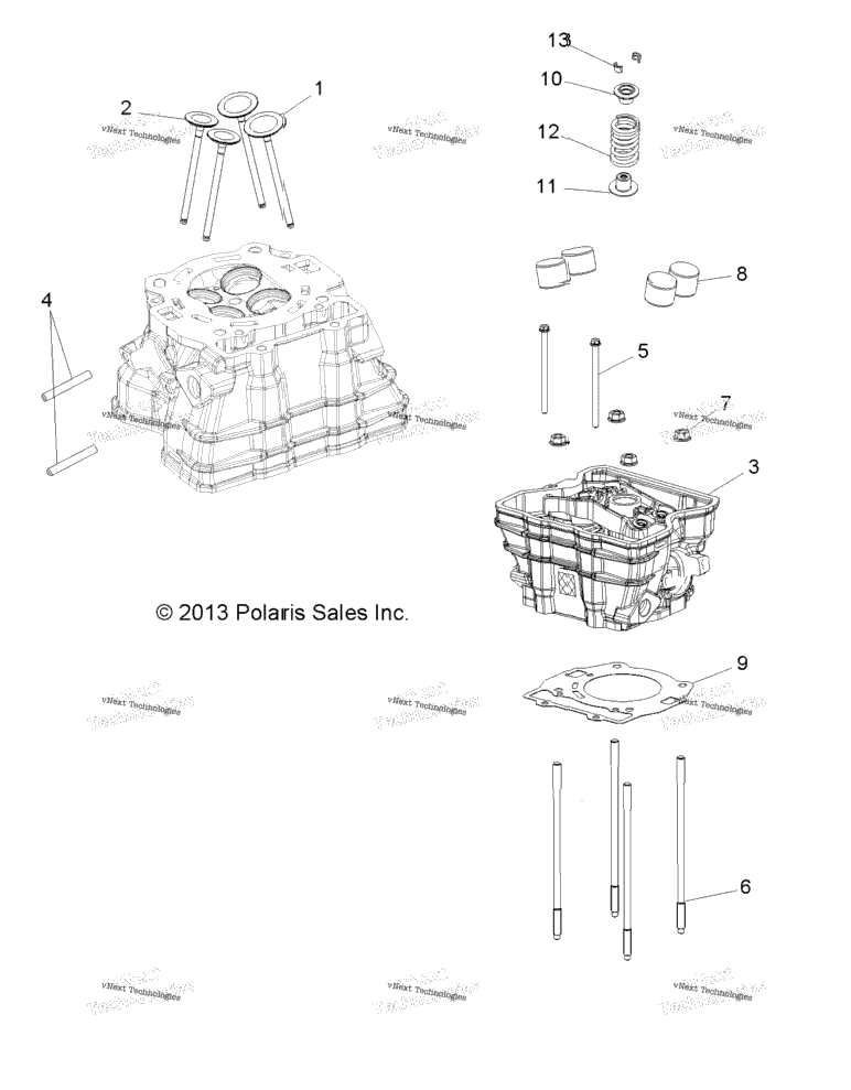 Engine, Cylinder Head
