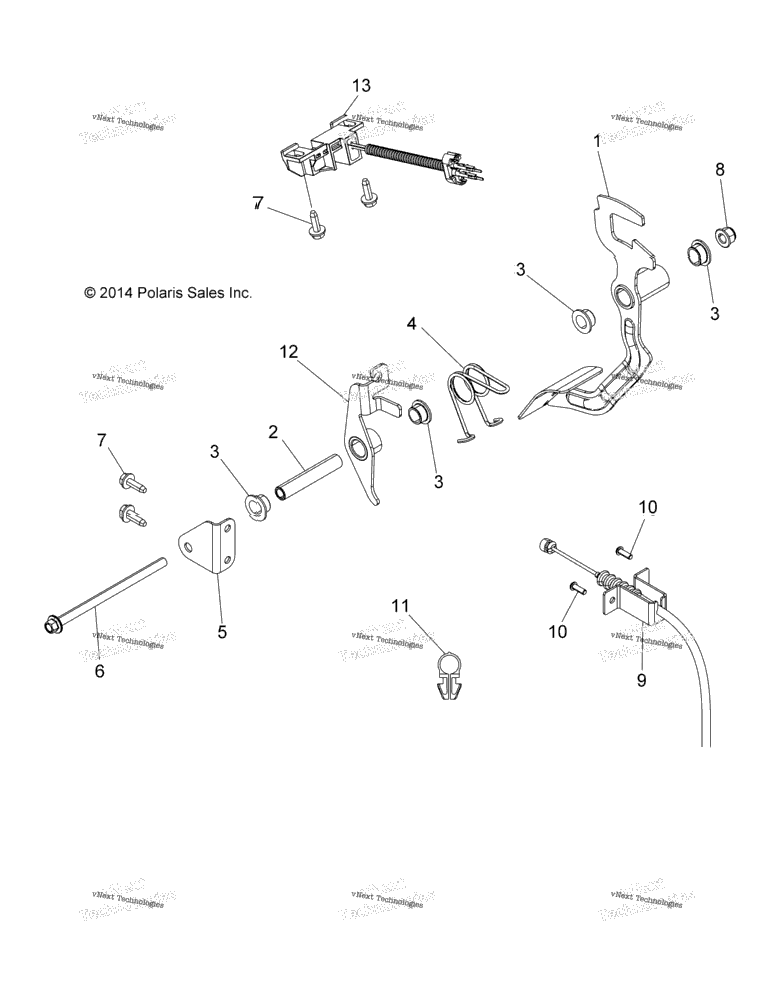 Engine, Throttle Pedal