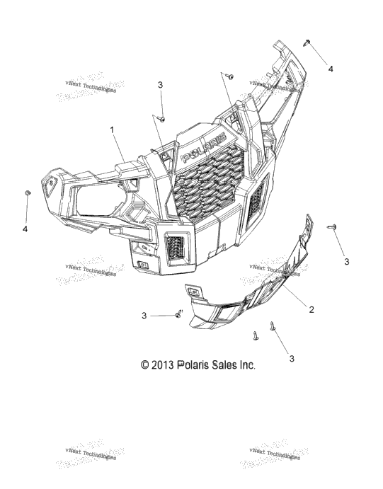 Body, Bumper, Front