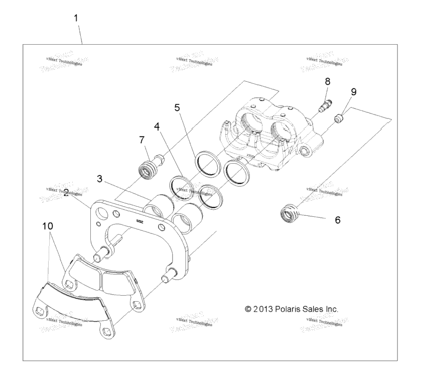 Brakes, Caliper, Front