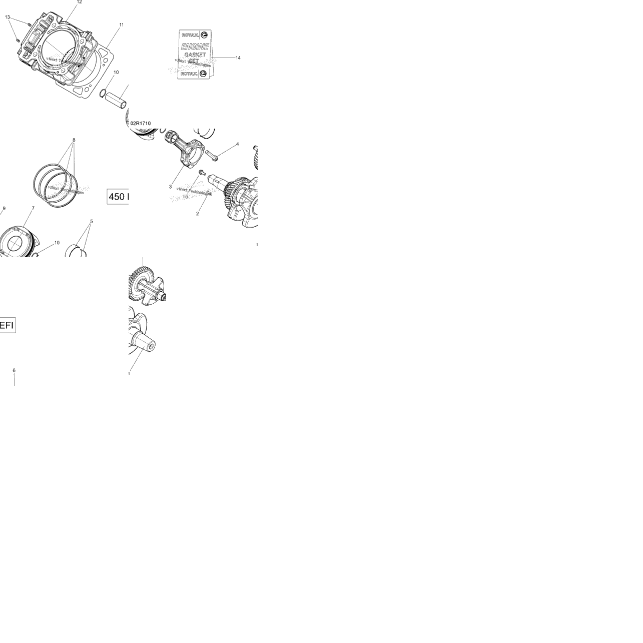 Rotax - Crankshaft And Pistons