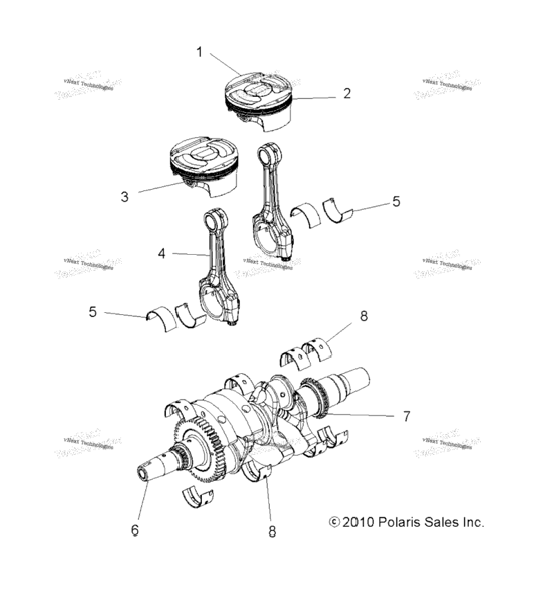 Engine, Crankshaft & Piston
