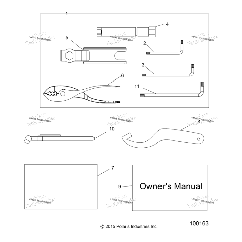 References, Tool Kit & Owners Manual