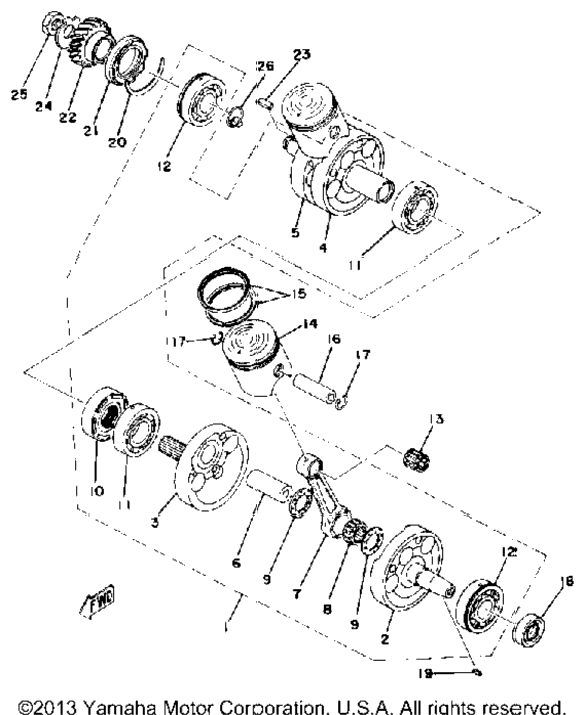 Crank - Piston