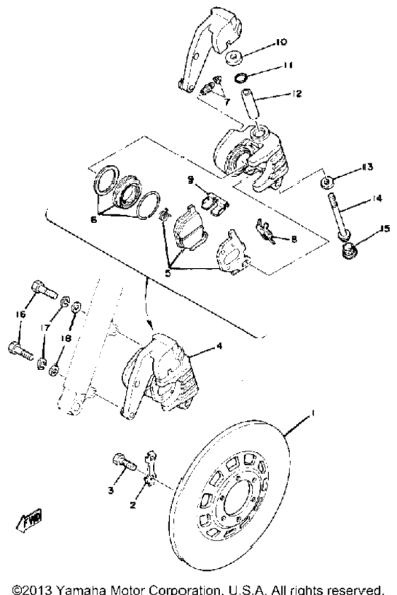 Front Disc Brake - Caliper