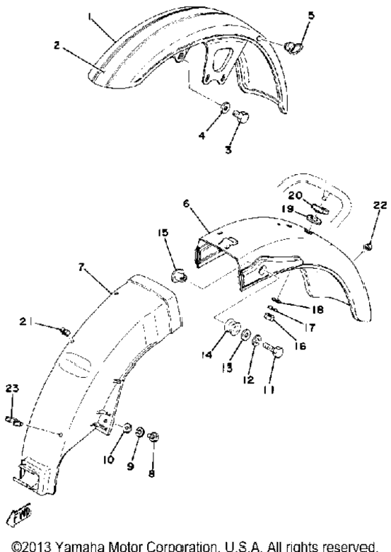 Front Fender - Rear Fender