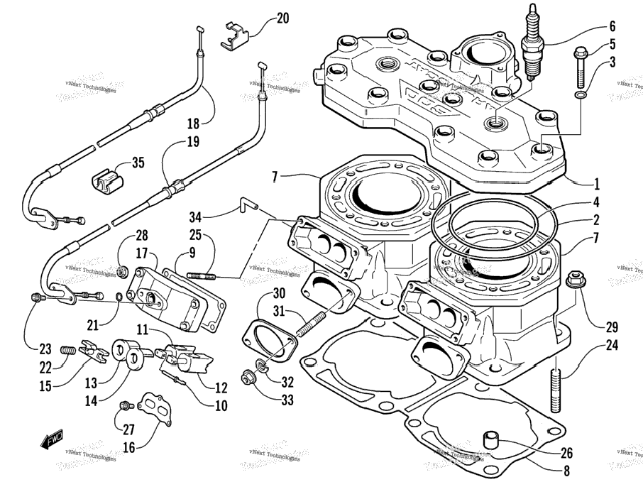 Cylinder And Head Assembly